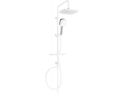 Mexen T33 sprchový stĺp, biely/chróm - 798333393-21