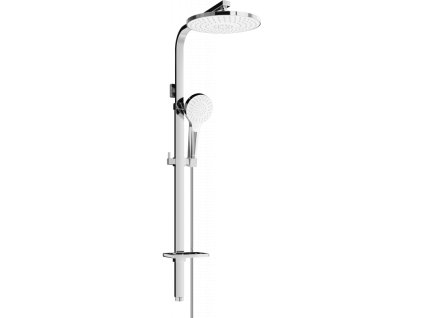 Mexen Q05 sprchový stĺp, chróm/biela - 798050595-00