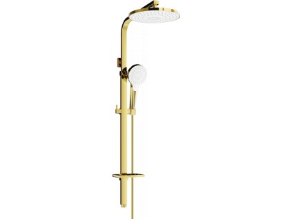 Mexen Q05 sprchový stĺp, zlatý/biely - 798050595-50