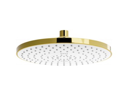 Mexen D-05 sprchová hlavica - tropický dážď 22 cm, zlatá/biela - 79705-50