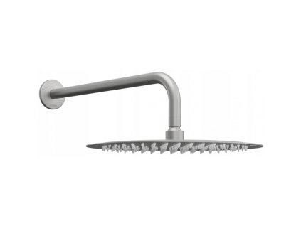 Mexen Slim sprchová hlavica - tropický dážď 25 cm so sprchovým ramenom, šedá/grafit - 79225211-66