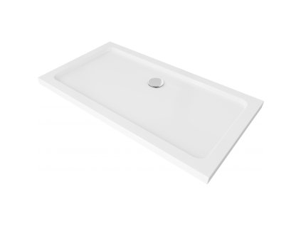 Mexen Flat sprchová vanička obdĺžniková slim 140 x 70 cm, biela , sifón - 40107014