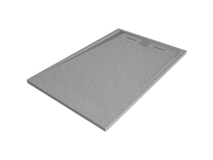 Obdĺžniková sprchová vanička Mexen Amon SMC 100 x 80 cm, sivá - 4F618010