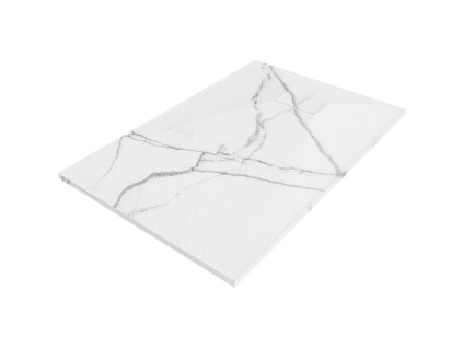 Mexen Hugo obdĺžniková sprchová vanička SMC 100 x 80 cm, biely kameň - 42158010