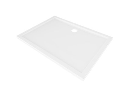 Mexen Flow obdĺžniková sprchová vanička slim 120 x 80 cm, biely lesk - 46R108012