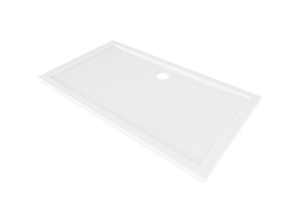 Mexen Flow slim obdĺžniková sprchová vanička 150 x 100 cm, biely lesk - 46R101015