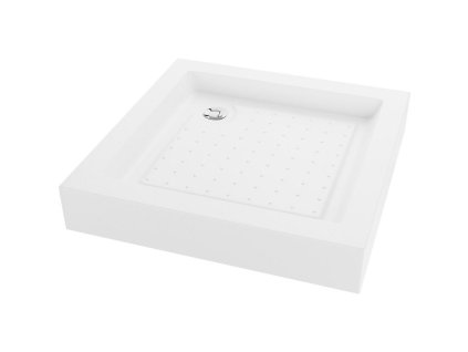 Mexen Rio sprchová vanička štvorcová 80 x 80 cm, biela - 45108080