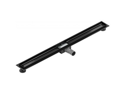 Mexen Flat sprchový žľab bez krytu 90 cm, čierny - 1715090
