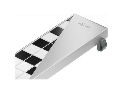 Mexen kryt na sprchový žľab 2v1, vzor M13, 60 cm, chróm - 1019060