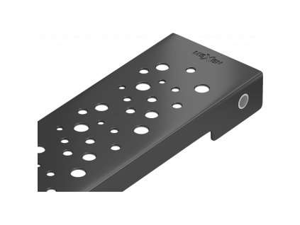 Mexen kryt na sprchový žľab, vzor M12, 90 cm, čierny- 1721090