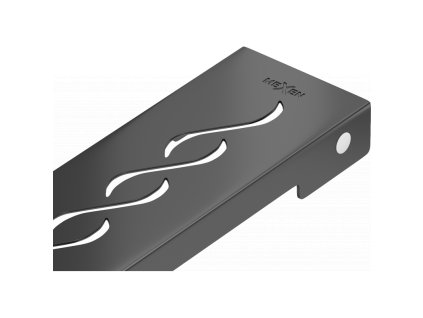 Mexen kryt na sprchový žľab, vzor M18, 60 cm, čierny- 1723060