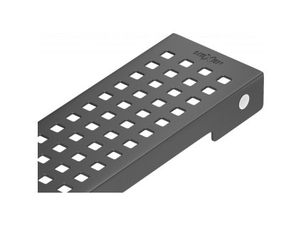 Mexen kryt na sprchový žľab, vzor M08, 90 cm, čierny- 1725090
