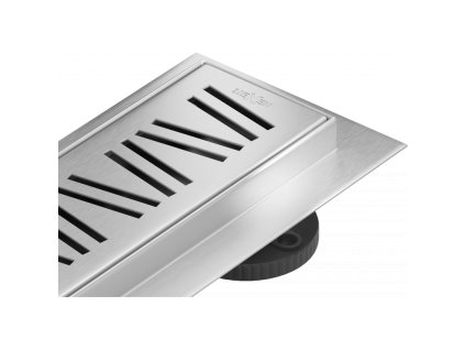 Mexen Flat sprchový žľab, vzor M22, 60 cm, chróm - 1029060-15