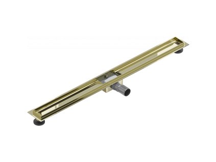 Mexen Flat sprchový žľab bez krytu 90 cm, zlatý - 1515090