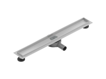 Mexen Flat 360° sprchový žľab bez krytu 50 cm, chróm - 1040050