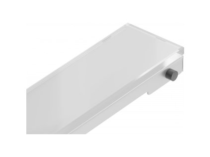 Mexen kryt na sprchový žľab, vzor MGW, 60 cm, biele sklo - 1027060