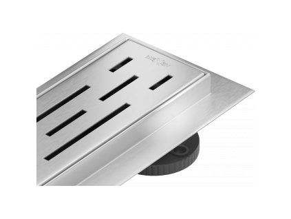 Mexen Flat 360° sprchový žľab, vzor M01, 60 cm, chróm - 1020060-40