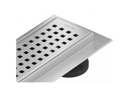 Mexen Flat 360° sprchový žľab, vzor M08, 70 cm, chróm - 1025070-40
