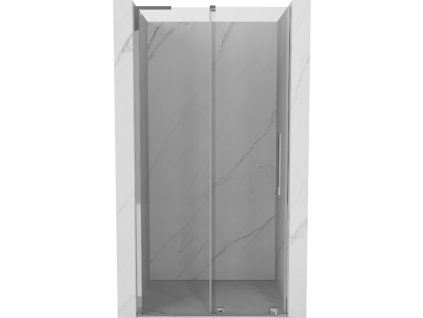 Posuvné sprchové dvere Mexen Velar L 120 cm, transparentné, chróm - 871-120-003-01-01