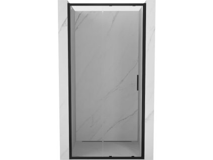 Posuvné sprchové dvere Mexen Exo 100 cm, transparentné, čierne - 8151-100-000-70-00