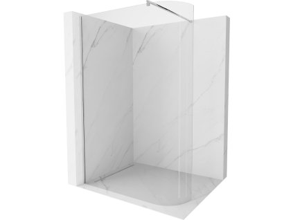 Mexen Kioto zaoblená sprchová stena 90 x 200 cm, 8 mm priehľadná, chróm - 800-090-101-01-06