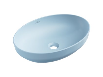 Mexen Cornelia umývadlo na dosku 50 x 37 cm, modrá matná - 21885049