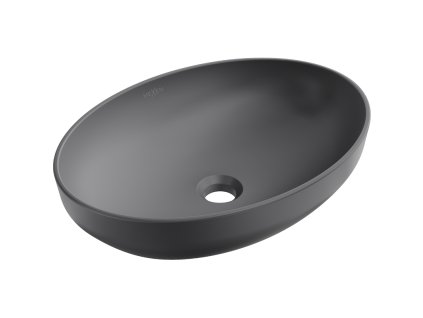 Mexen Cornelia umývadlo na dosku 50 x 37 cm, tmavo sivá matná - 21885071