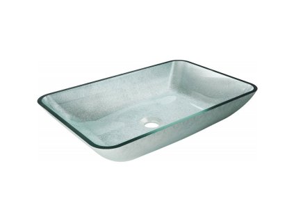 Mexen Megan sklenené umývadlo na dosku 56 x 36 cm, strieborná - 24135611