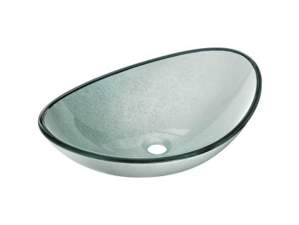 Mexen Sonia sklenené umývadlo na dosku 54 x 37 cm, strieborná - 24145411