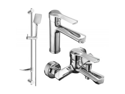 Kúpeľňová súprava Mexen Sabre DF62, chróm - 72103DF62-00