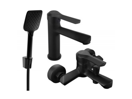 Kúpeľňová súprava Mexen Sabre R62, čierna - 72103R62-70