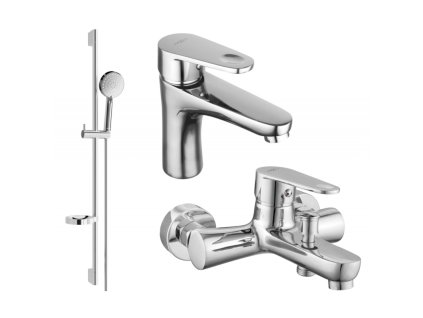 Vaňová súprava Mexen Kama DS75, chróm - 72503DS75-00