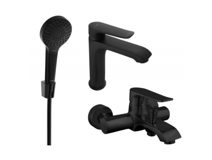 Kúpeľňová súprava Mexen Pecos R05, čierna - 72703R05-70