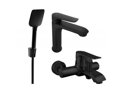 Kúpeľňová súprava Mexen Pecos R62, čierna - 72703R62-70