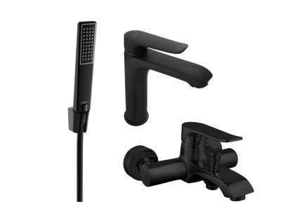 Kúpeľňová súprava Mexen Pecos R72, čierna - 72703R72-70
