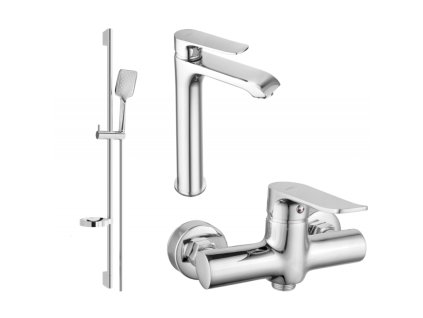 Sprchová súprava Mexen Pecos DS62, chróm - 72714DS62-00
