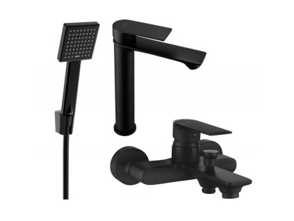 Kúpeľňová súprava Mexen Royo R45, čierna - 72213R45-70