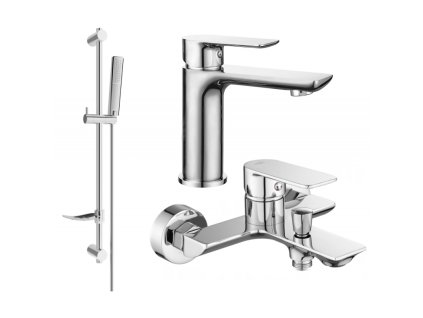 Kúpeľňová súprava Mexen Alfa DF72, chróm - 745703DF72-00