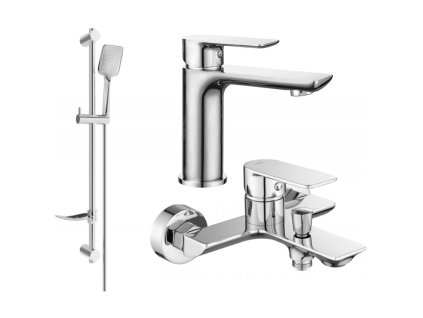 Kúpeľňová súprava Mexen Alfa DF62, chróm - 745703DF62-00