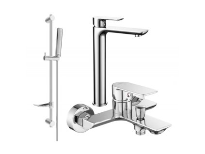 Kúpeľňová súprava Mexen Alfa DF72, chróm - 745713DF72-00