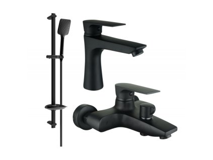 Kúpeľňová súprava Mexen Axel DB62, čierna - 73803DB62-70