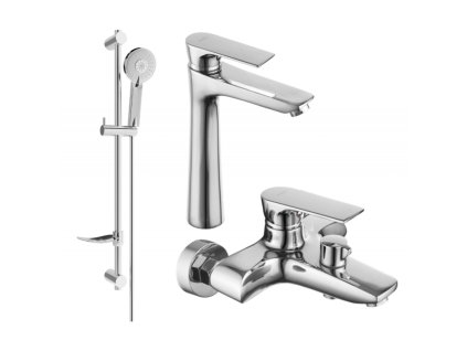 Kúpeľňová súprava Mexen Axel DF40, chróm - 73813DF40-00