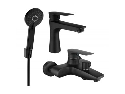 Kúpeľňová súprava Mexen Axel R40, čierna - 73803R40-70