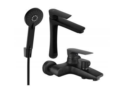 Kúpeľňová súprava Mexen Axel R40, čierna - 73813R40-70