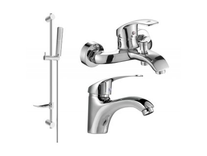 Kúpeľňová súprava Mexen Fabia DF72, chróm - 746503DF72-00