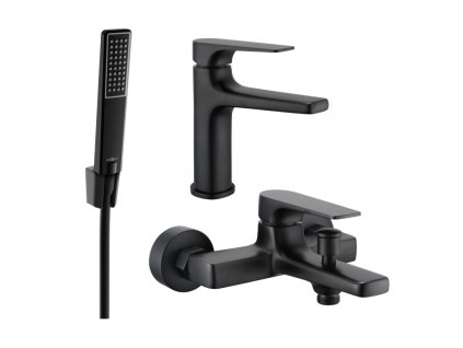 Kúpeľňová súprava Mexen Lynx R72, čierna - 745903R72-70