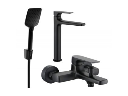 Kúpeľňová súprava Mexen Lynx R62, čierna - 745913R62-70