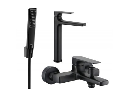 Kúpeľňová súprava Mexen Lynx R72, čierna - 745913R72-70