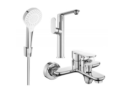 Kúpeľňová súprava Mexen Milo R05, chróm - 713153R05-00