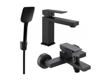 Kúpeľňová súprava Mexen Uno R62, čierna - 71403R62-70